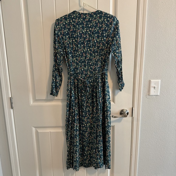 Vintage 80’s Harvest Time Women’s Floral Dress - Picture 2 of 8